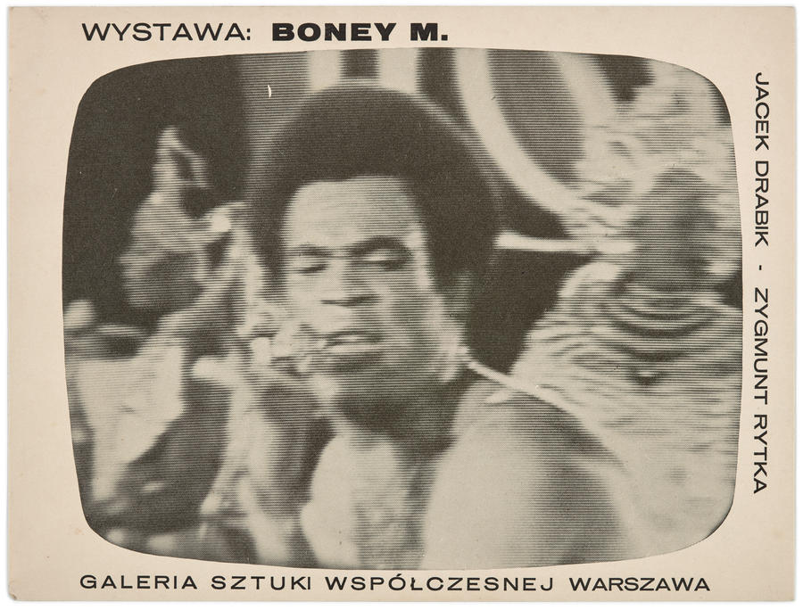 Informacja o wystawie Zygmunta Rytki i Jacka Drabika  &bdquo;Boney M&rdquo;