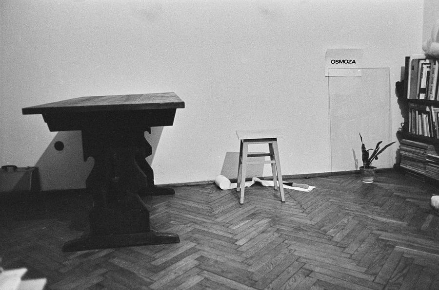 &bdquo;Żywa galeria&rdquo;, performance Krzysztofa Zarębskiego, ok. 1974
