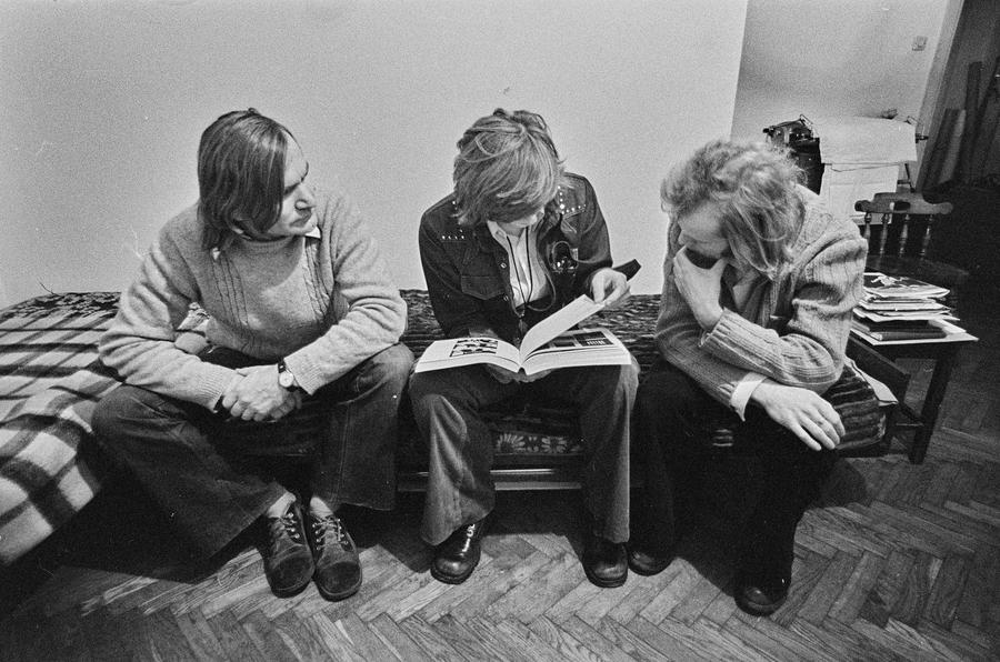 &bdquo;Żywa galeria&rdquo;, performance Krzysztofa Zarębskiego, ok. 1974