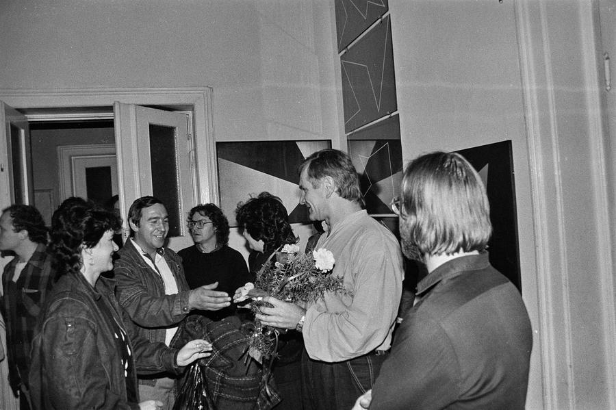 J&oacute;zef Robakowski, &bdquo;Gabinet kątów energetycznych&rdquo;, Galeria Wschodnia, Ł&oacute;dź, 1987