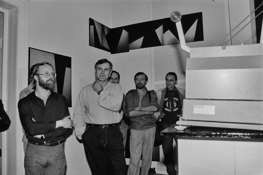 J&oacute;zef Robakowski, &bdquo;Gabinet kątów energetycznych&rdquo;, Galeria Wschodnia, Ł&oacute;dź, 1987