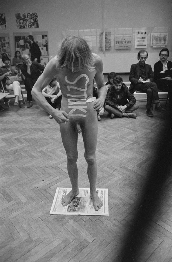 Wystawa performance, sesja i odczyty &bdquo;ZAPISY&rdquo;, Galeria BWA, Lublin 1983