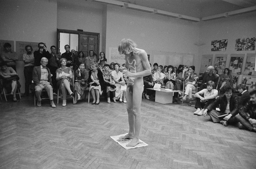 Wystawa performance, sesja i odczyty &bdquo;ZAPISY&rdquo;, Galeria BWA, Lublin 1983