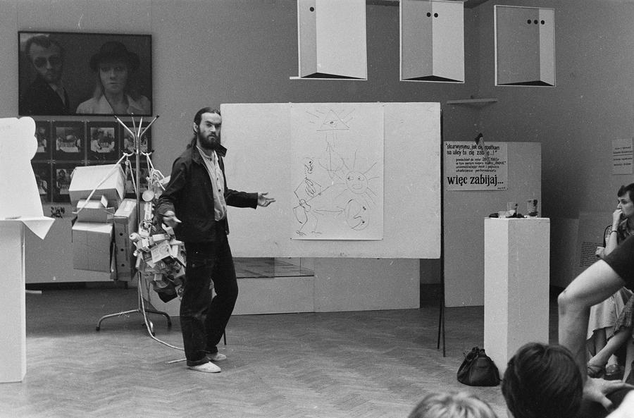 Wystawa performance, sesja i odczyty &bdquo;ZAPISY&rdquo;, Galeria BWA, Lublin 1983