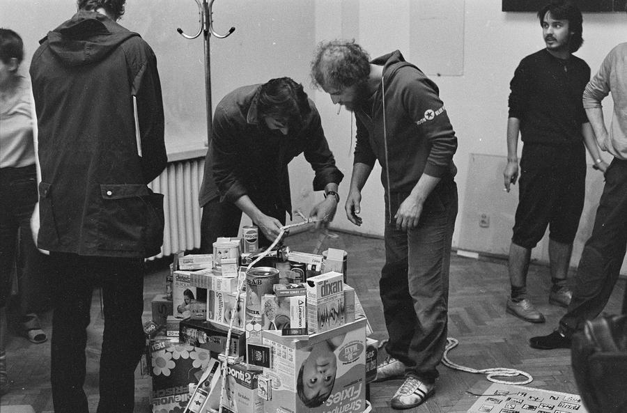 Wystawa performance, sesja i odczyty &bdquo;ZAPISY&rdquo;, Galeria BWA, Lublin 1983