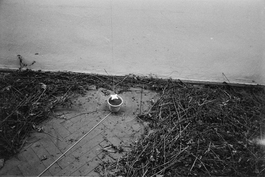 Krzysztof Zarębski, performans &bdquo;Kwiaty&rdquo;, Liga Kobiet, Warszawa, 1971
