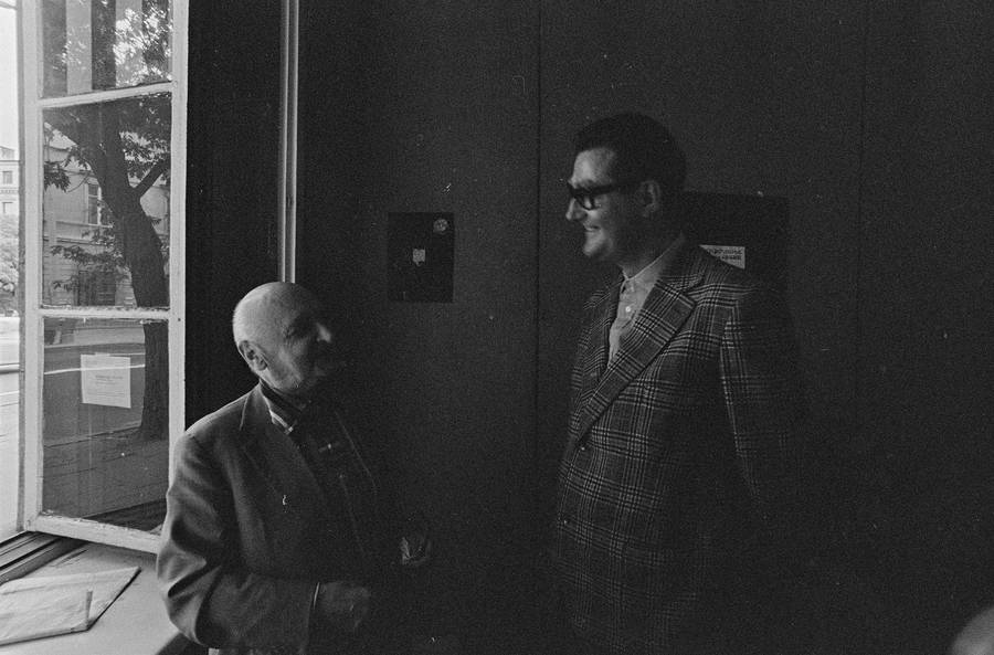 Miroslav Klivar w Galerii Repassage, 1975