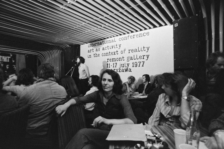 Galeria Remont, konferencja, &bdquo;Art as Activity in the Context of Reality&rdquo;, Warszawa, 1977