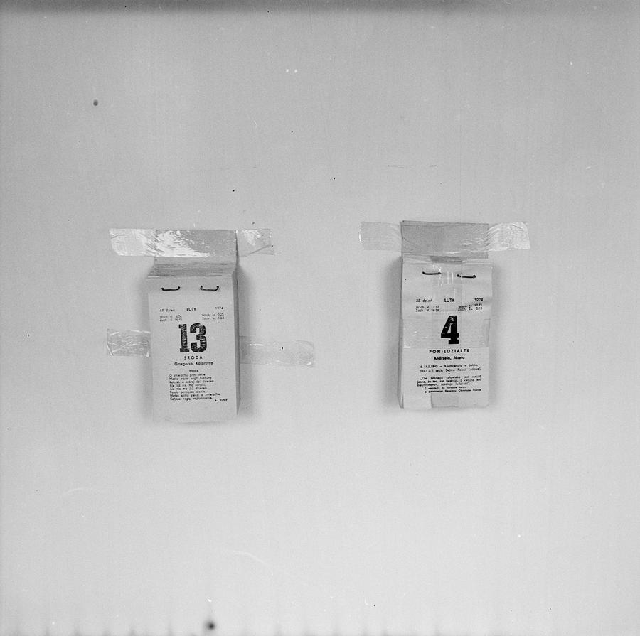 Zygmunt Rytka, &bdquo;Przedziały czasowe&rdquo;, Galeria Remont, Warszawa, 1974