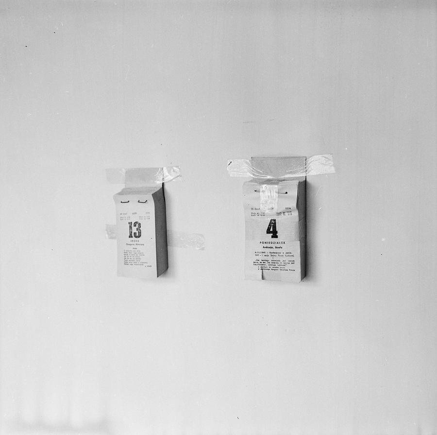 Zygmunt Rytka, &bdquo;Przedziały czasowe&rdquo;, Galeria Remont, Warszawa, 1974