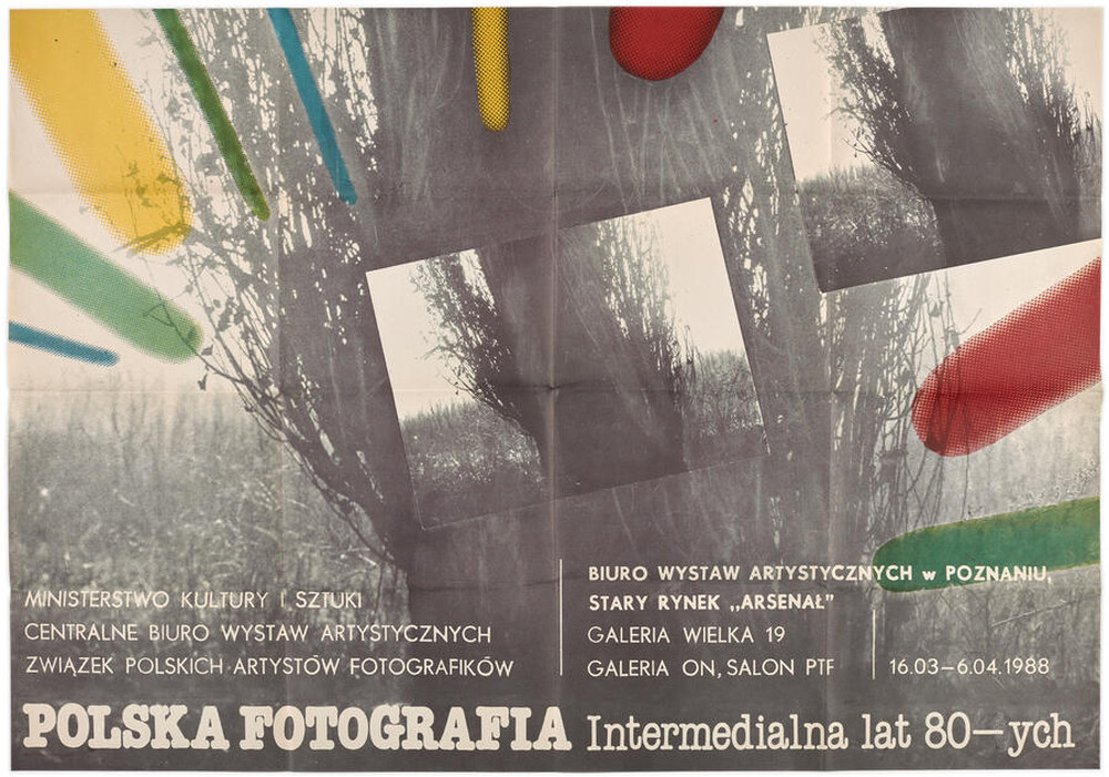 Poster for the exhibition "Polish Intermedia Photography of the 1980s"