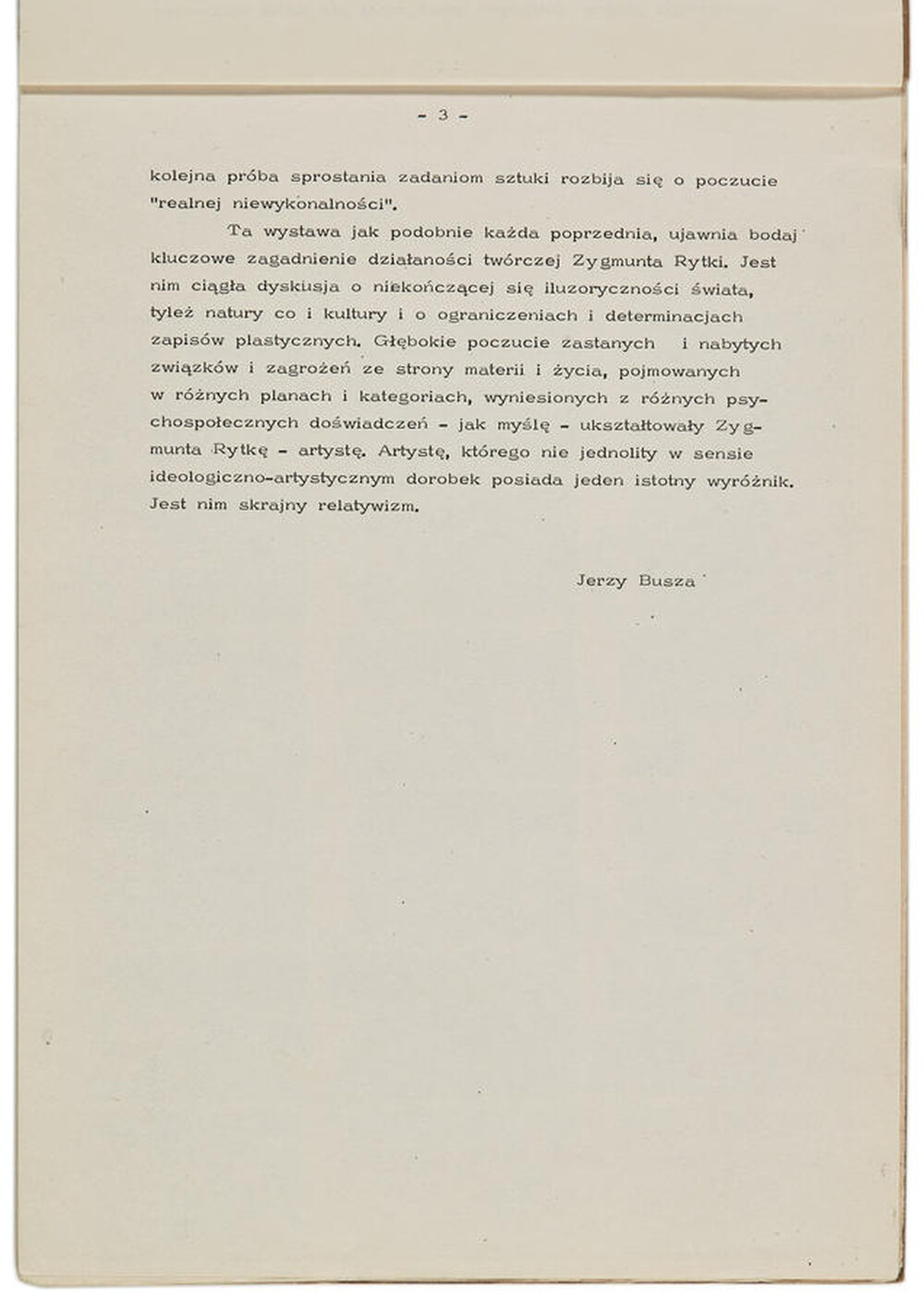Portfolio of Zygmunt Rytka