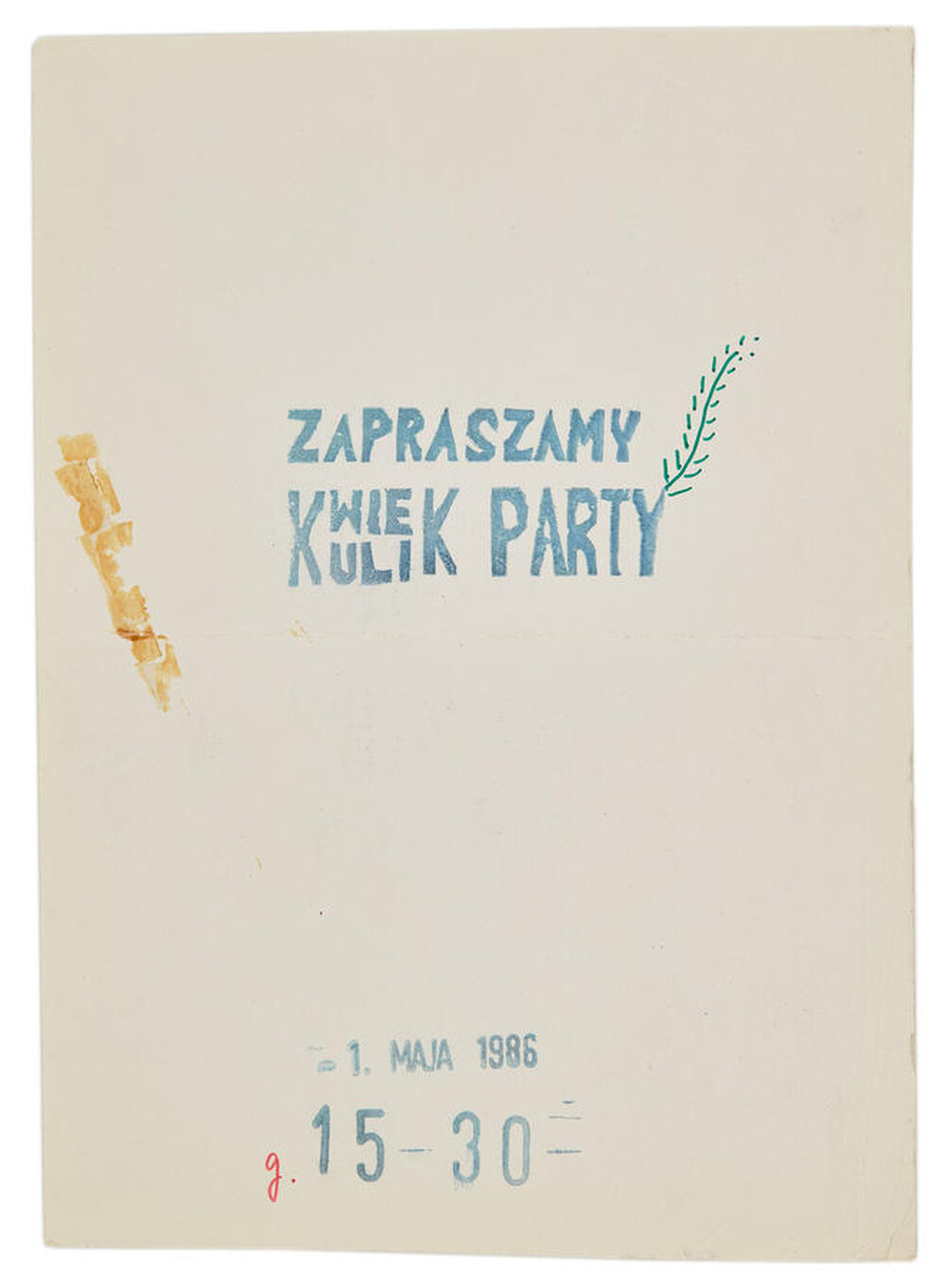 Invitation to KWIEKULIK Party