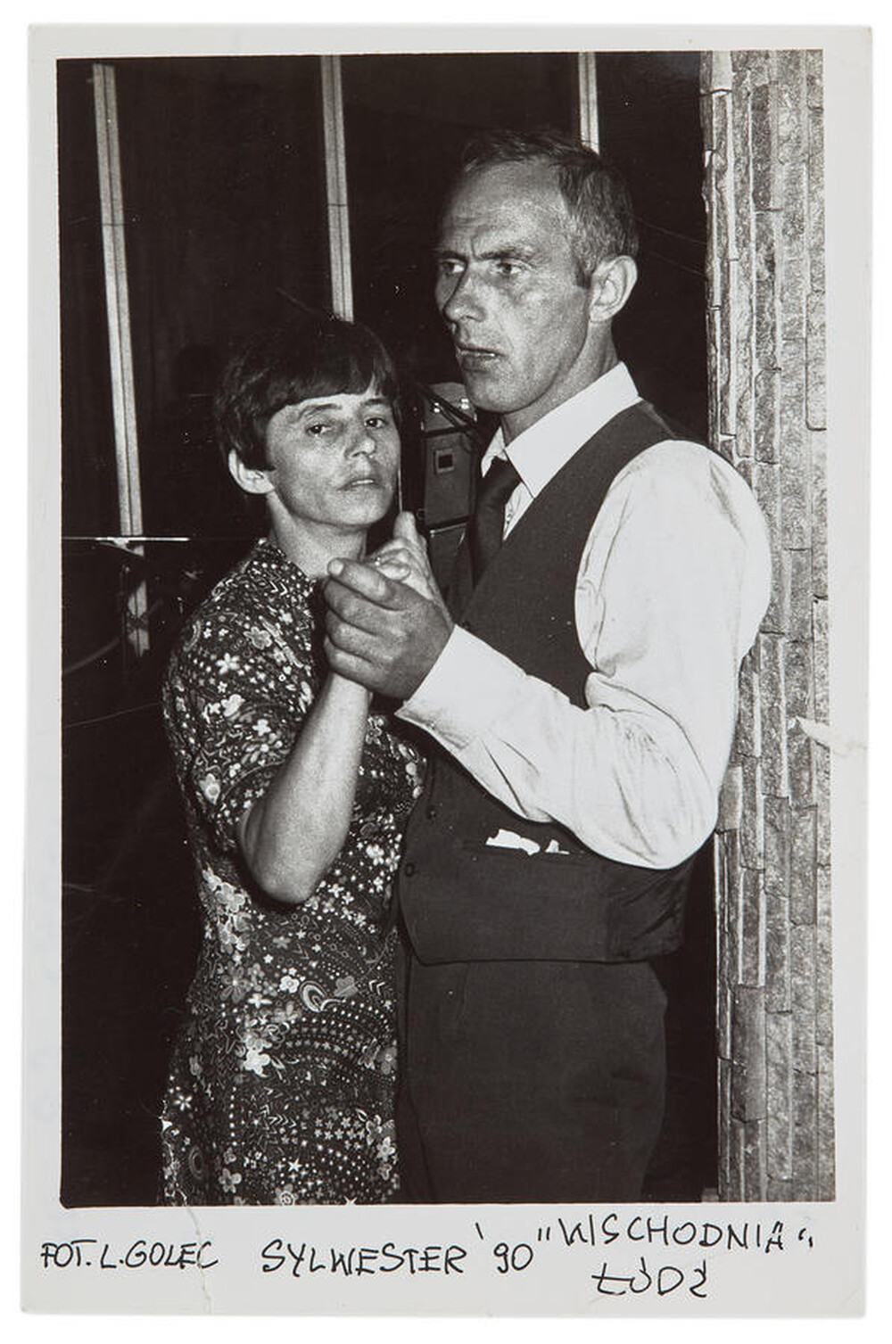 Photograph by Leszek Golec used as a card with New Year's greetings for Zygmunt Rytka