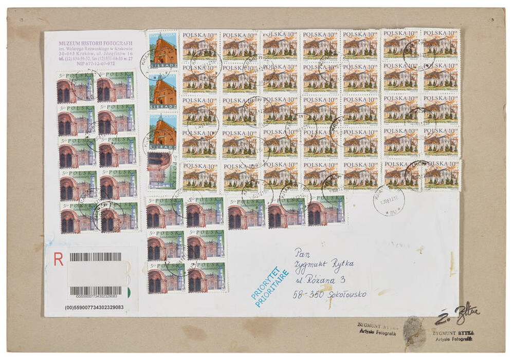 Envelope addressed to Zygmunt Rytka from the Museum of Photography in Krakow