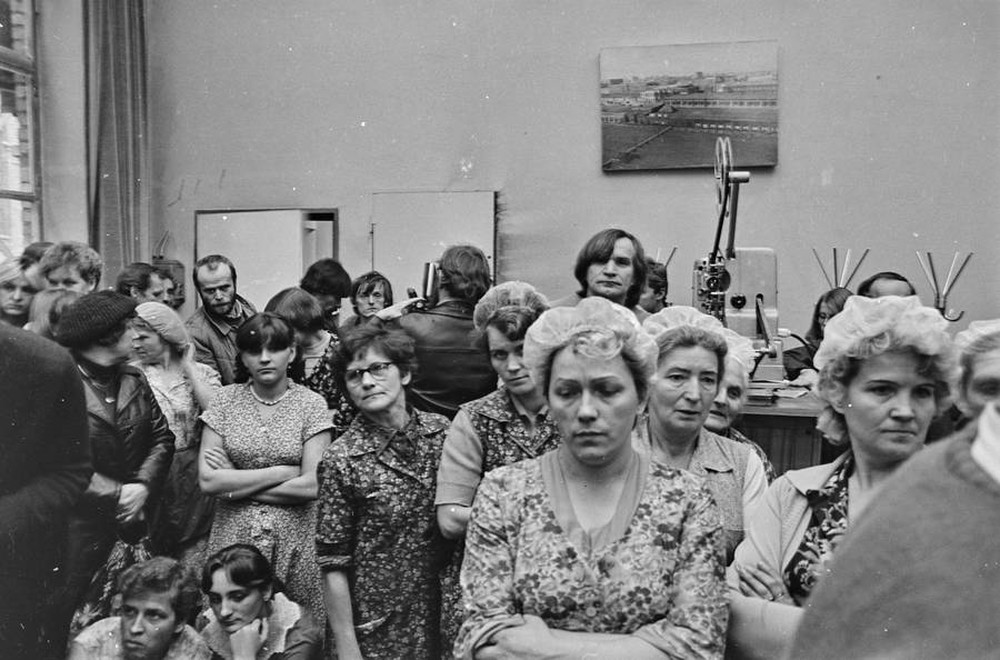 Construction in Process exhibition, Ł&oacute;dź, 1981