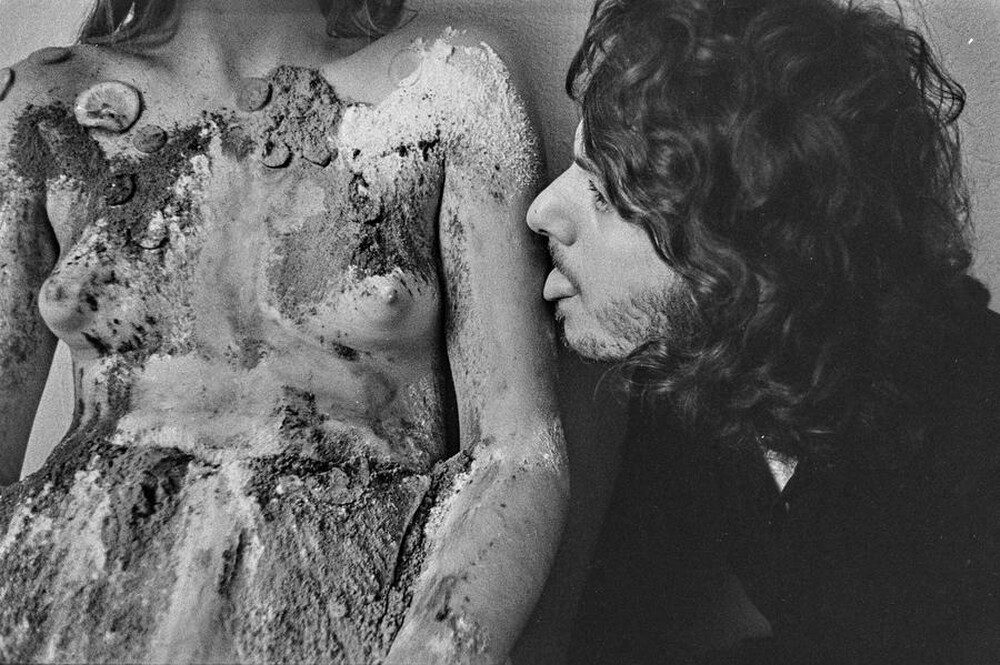 &bdquo;Żywa galeria&rdquo;, performance Krzysztofa Zarębskiego, ok. 1974