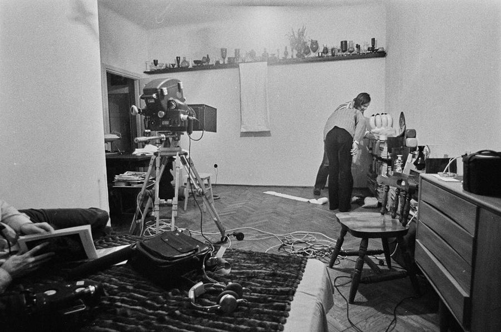 &bdquo;Żywa galeria&rdquo;, performance Krzysztofa Zarębskiego, ok. 1974