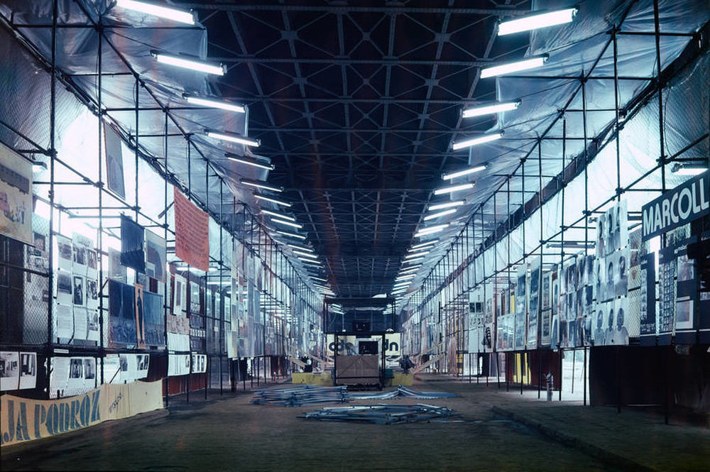 CDN - Presentations of Young People's Art exhibition, under Poniatowski Bridge, Warsaw, 1977