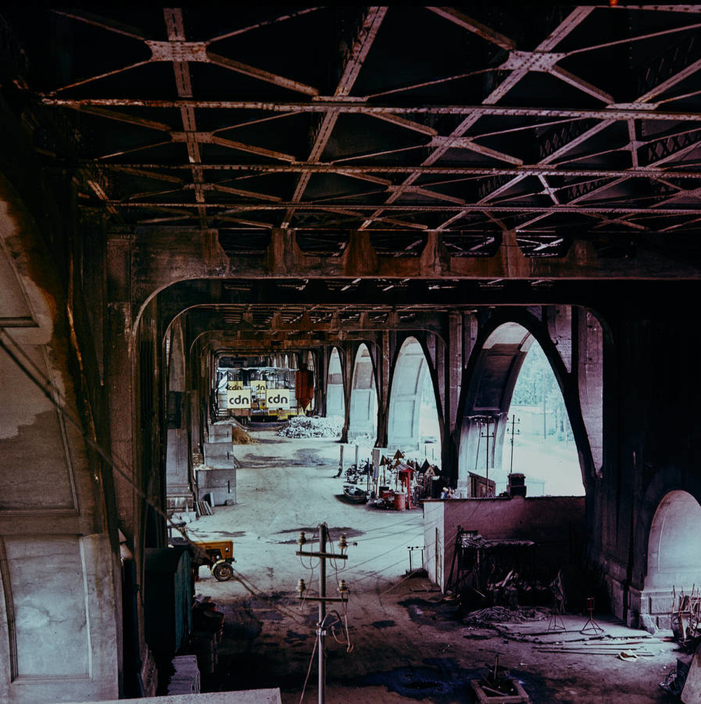 CDN - Presentations of Young People's Art exhibition, under Poniatowski Bridge, Warsaw, 1977