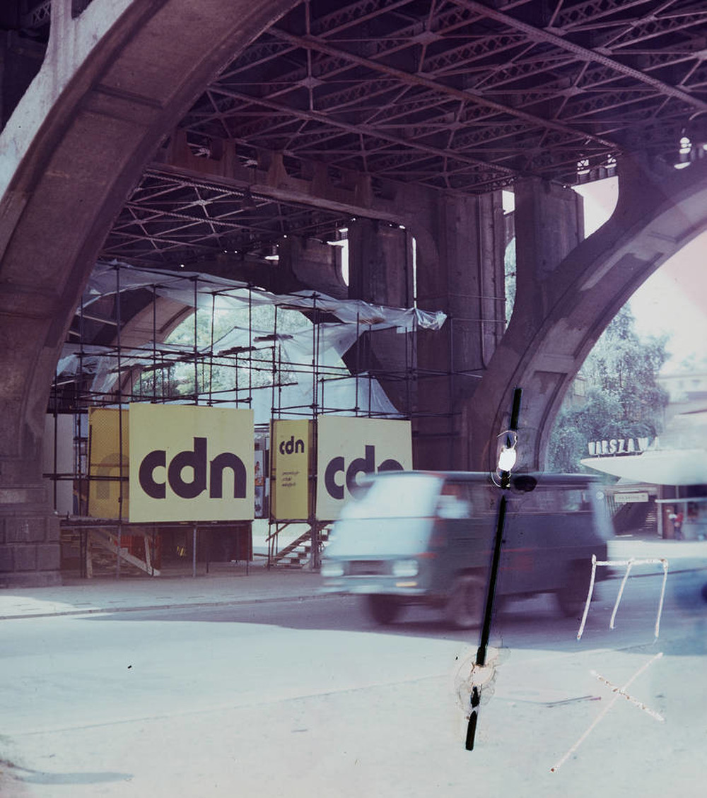 CDN - Presentations of Young People's Art exhibition, under Poniatowski Bridge, Warsaw, 1977