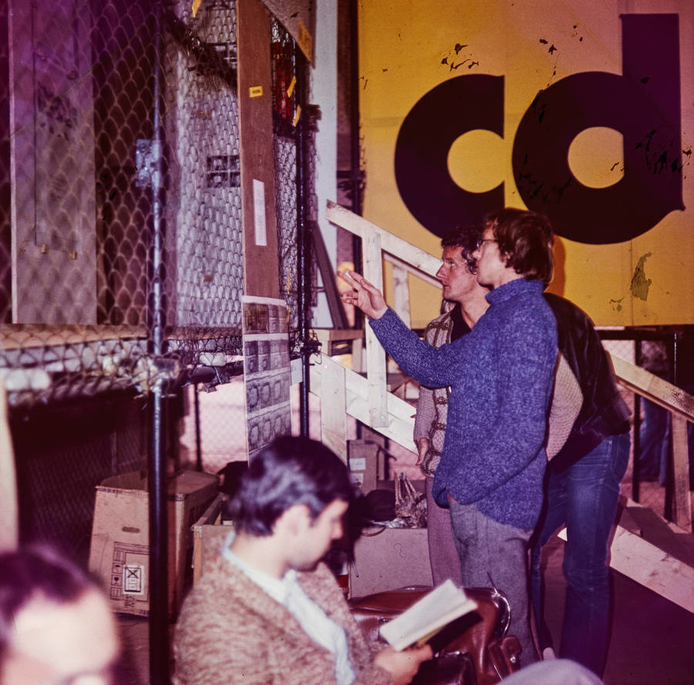 CDN - Presentations of Young People's Art exhibition, under Poniatowski Bridge, Warsaw, 1977