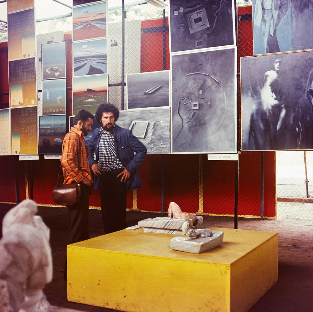 CDN - Presentations of Young People's Art exhibition, under Poniatowski Bridge, Warsaw, 1977