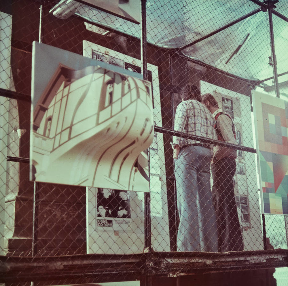 CDN - Presentations of Young People's Art exhibition, under Poniatowski Bridge, Warsaw, 1977