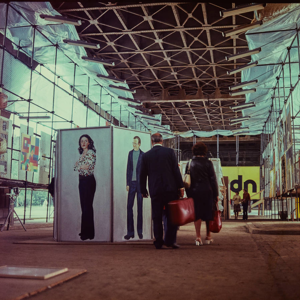 CDN - Presentations of Young People's Art exhibition, under Poniatowski Bridge, Warsaw, 1977