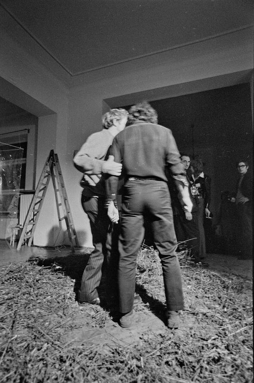 Krzysztof Zarębski, performance of "Flowers", Women's League Club, Warsaw, 1971