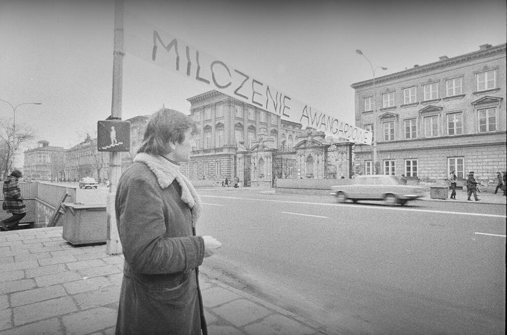 "Live Gallery", Andrzej Partum "Avantgarde Silence", Warsaw, 1974