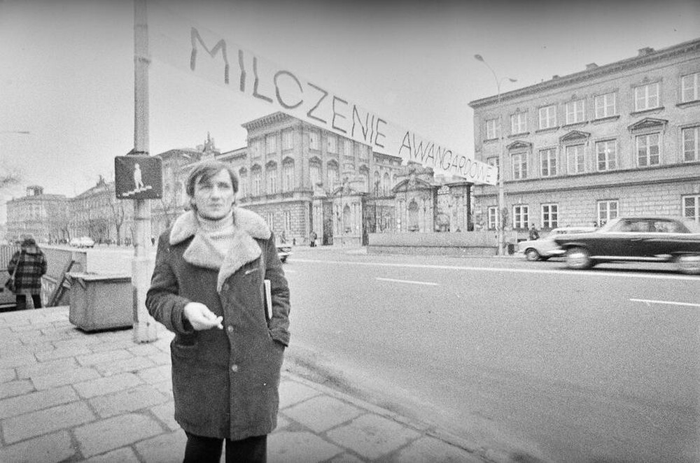 "Live Gallery", Andrzej Partum "Avantgarde Silence", Warsaw, 1974