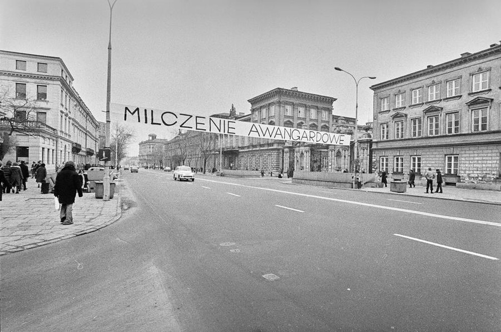"Live Gallery", Andrzej Partum "Avantgarde Silence", Warsaw, 1974