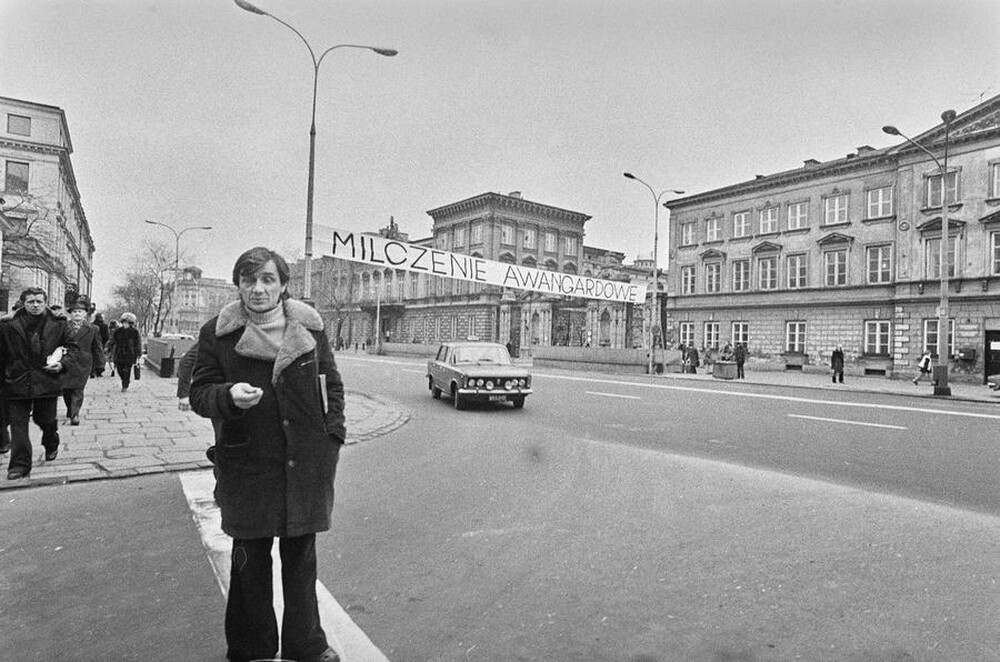 "Live Gallery", Andrzej Partum "Avantgarde Silence", Warsaw, 1974