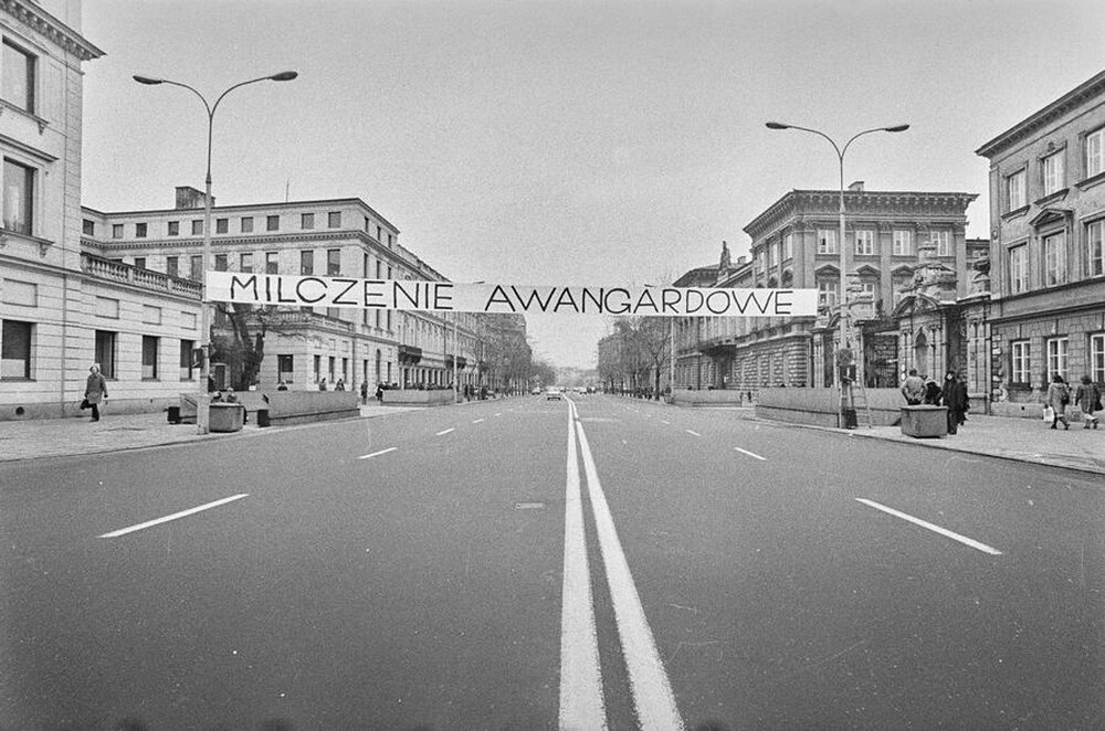 "Live Gallery", Andrzej Partum "Avantgarde Silence", Warsaw, 1974
