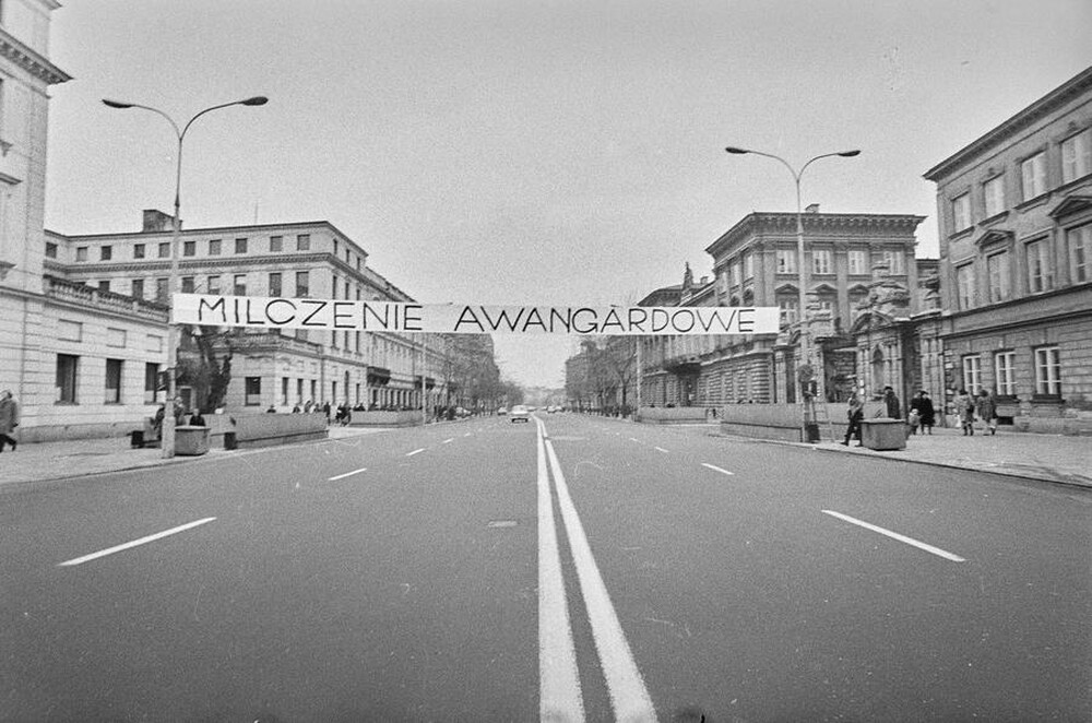 "Live Gallery", Andrzej Partum "Avantgarde Silence", Warsaw, 1974