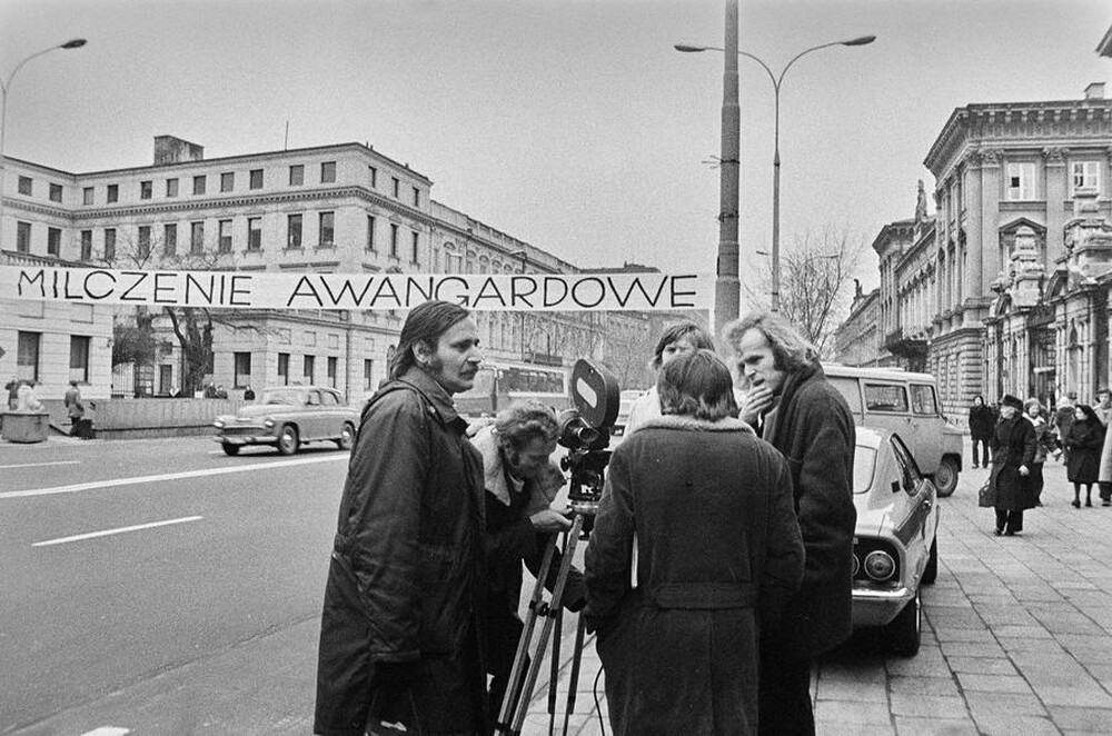 "Live Gallery", Andrzej Partum "Avantgarde Silence", Warsaw, 1974