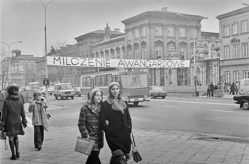 "Live Gallery", Andrzej Partum "Avantgarde Silence", Warsaw, 1974