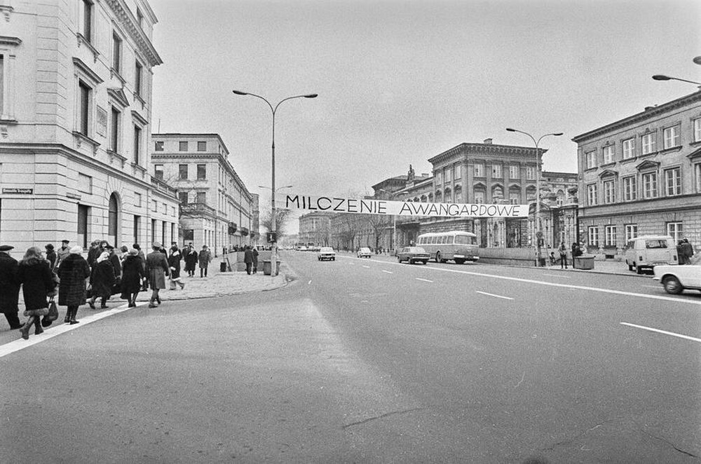 "Live Gallery", Andrzej Partum "Avantgarde Silence", Warsaw, 1974