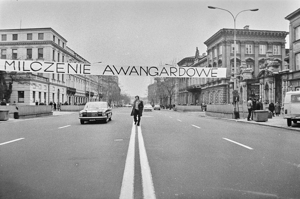 "Live Gallery", Andrzej Partum "Avantgarde Silence", Warsaw, 1974