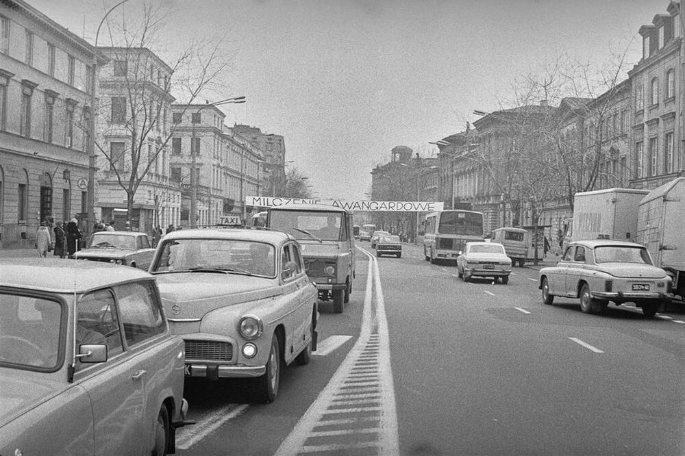 "Live Gallery", Andrzej Partum "Avantgarde Silence", Warsaw, 1974