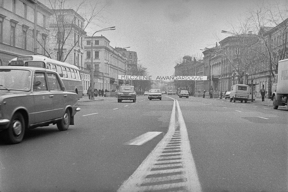 "Live Gallery", Andrzej Partum "Avantgarde Silence", Warsaw, 1974