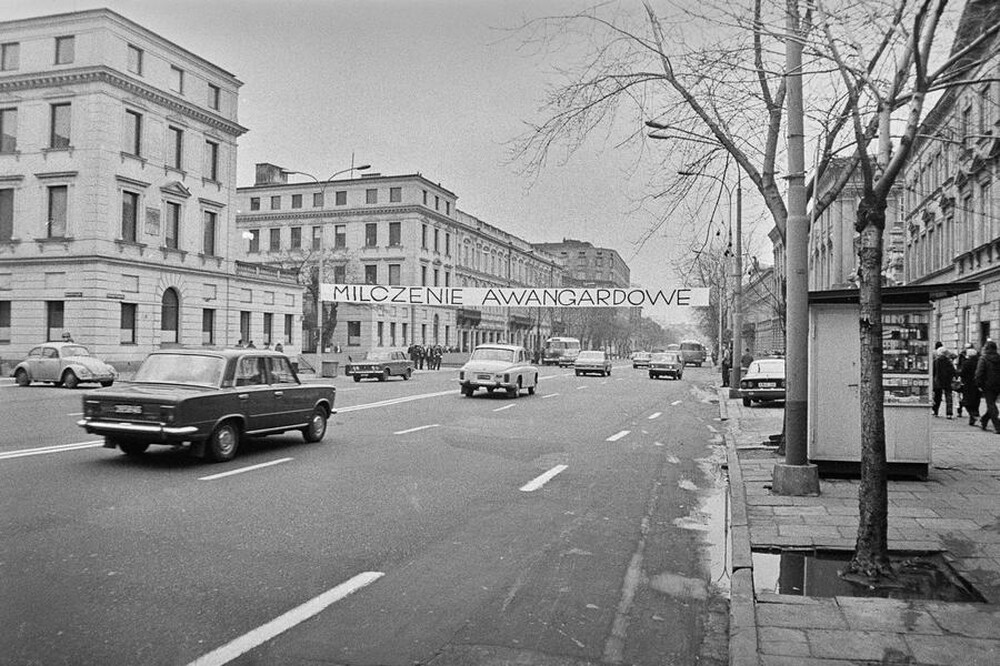 "Live Gallery", Andrzej Partum "Avantgarde Silence", Warsaw, 1974