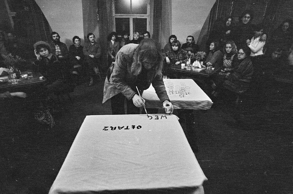 Jerzy Bereś, "Existential Ritual", LDK Labirynt Gallery, Lublin, 1976