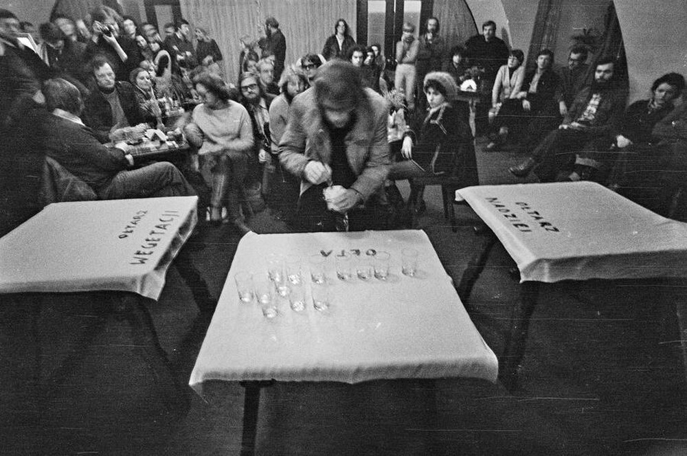 Jerzy Bereś, "Existential Ritual", LDK Labirynt Gallery, Lublin, 1976