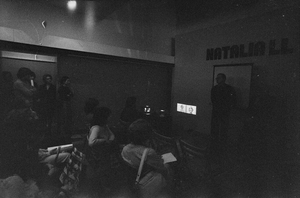 Natalia LL, "Consumer Art", exhibition and projection of films, Współczesna Gallery, Warszawa, 1975