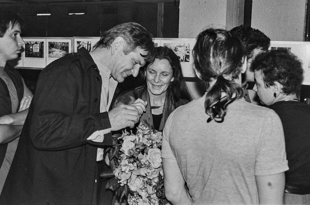Manhattan Dungeons, or the Art of Other Media exhibition, garages, Ł&oacute;dź, 1989