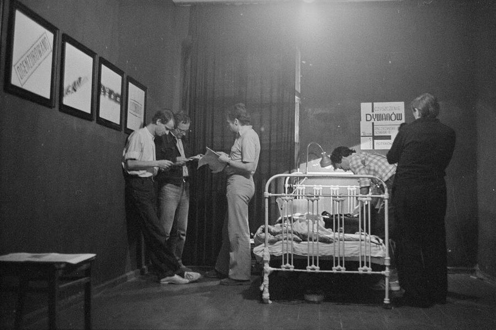 Zygmunt Rytka, "Holographs", Czyszczenie dywan&oacute;w Gallery, Ł&oacute;dź, 1982