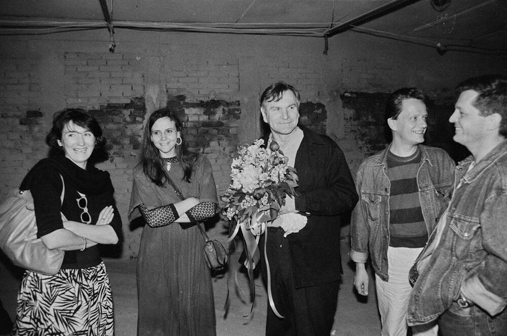 Manhattan Dungeons, or the Art of Other Media exhibition, garages, Ł&oacute;dź, 1989