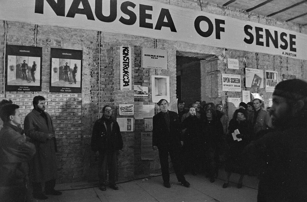 Exhibition "Ł&oacute;dź Neo-avantgarde Movement 1970-1992", Grohman Palace, Ł&oacute;dź, 1992